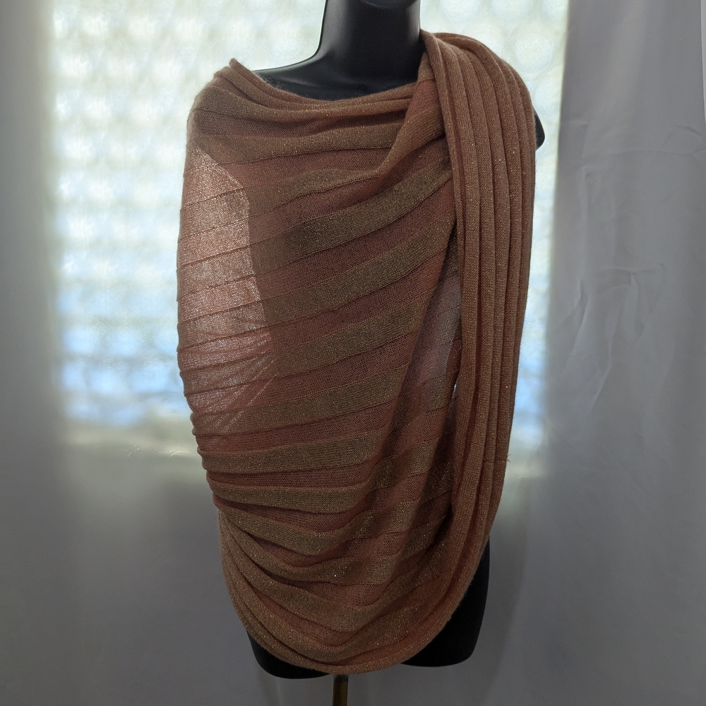 Missoni Gold and Brown Striped Wrap - could be used for nursing wrap!